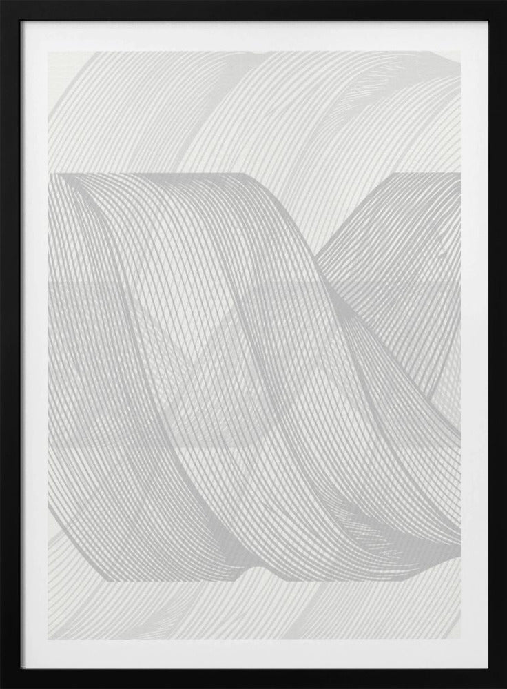 Abstrakte Linienwelle | Poster