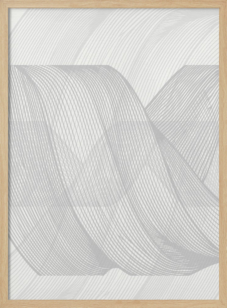 Abstrakte Linienwelle | Poster