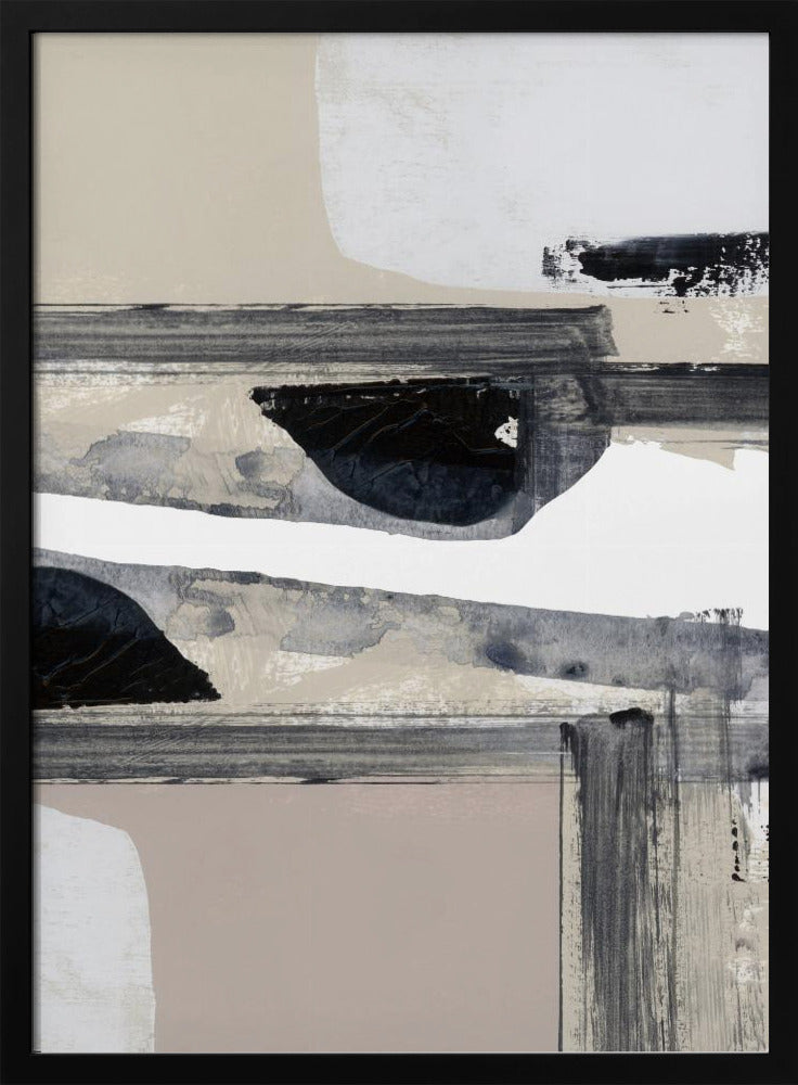 Neutrale geometrische Abstraktion | Poster