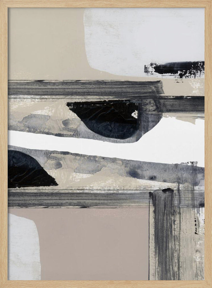 Neutrale geometrische Abstraktion | Poster