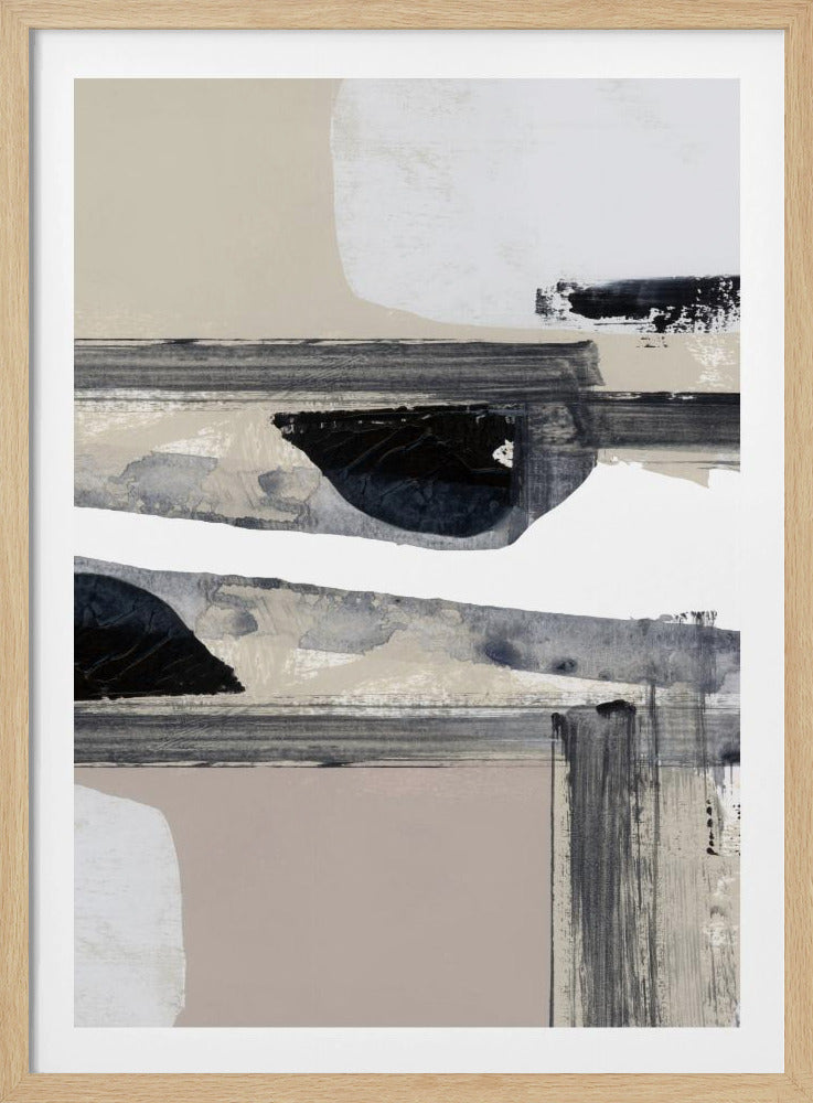 Neutrale geometrische Abstraktion | Poster