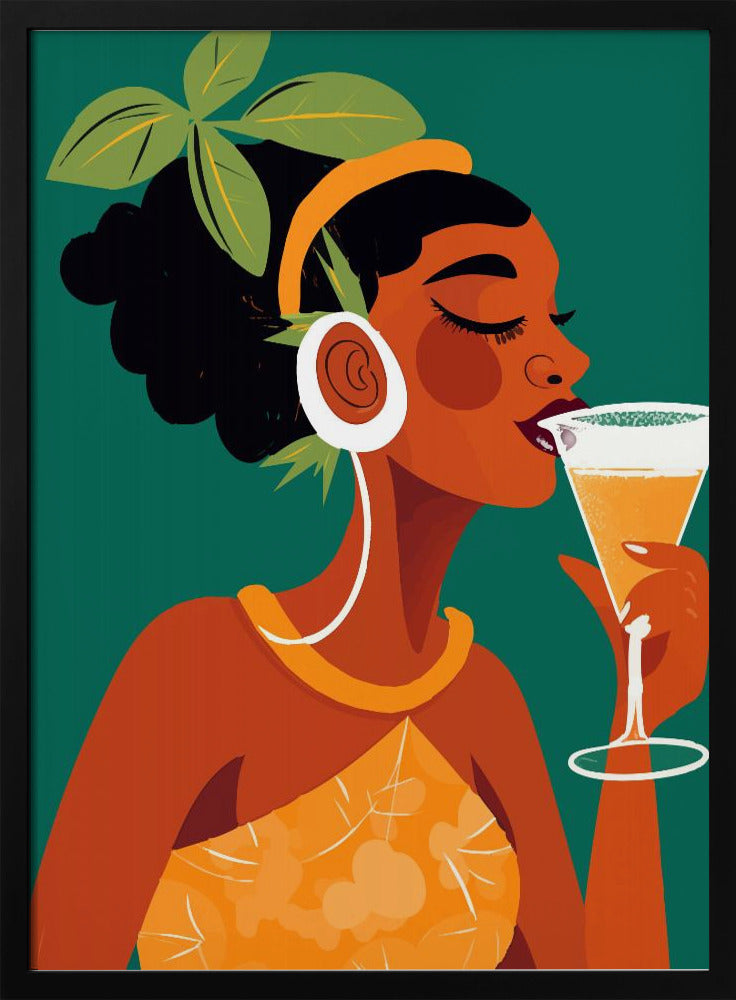 Trinken in den Tropen | Poster