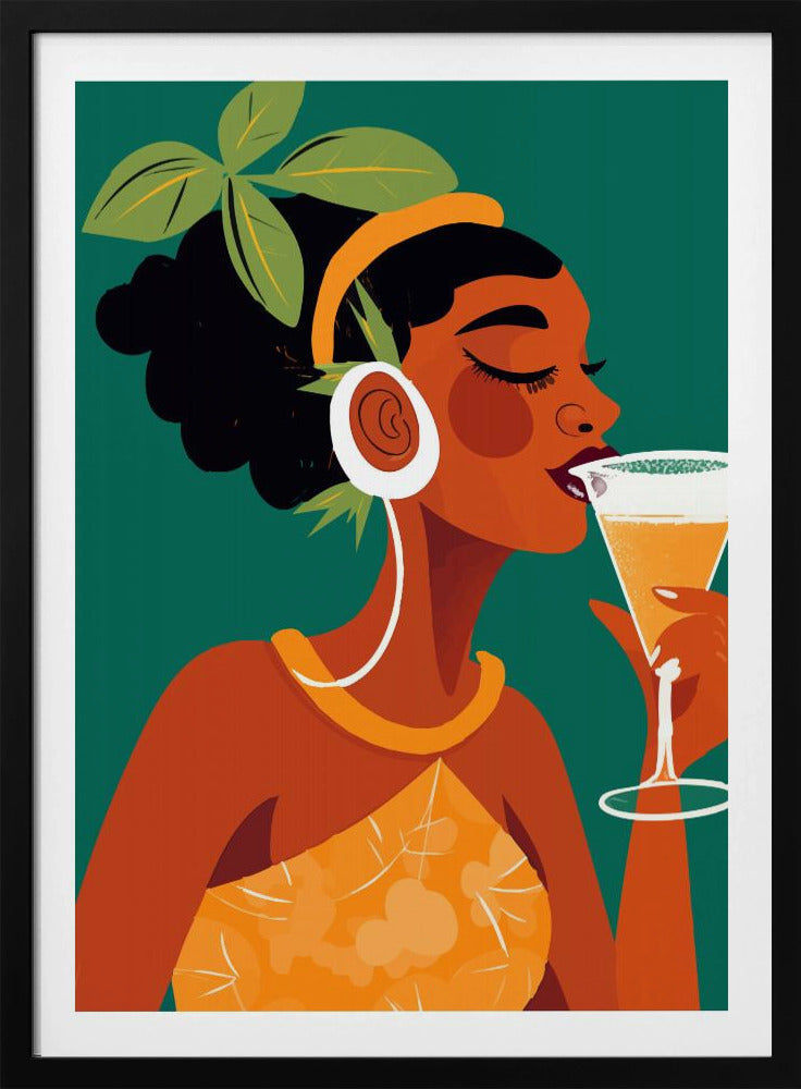 Trinken in den Tropen | Poster