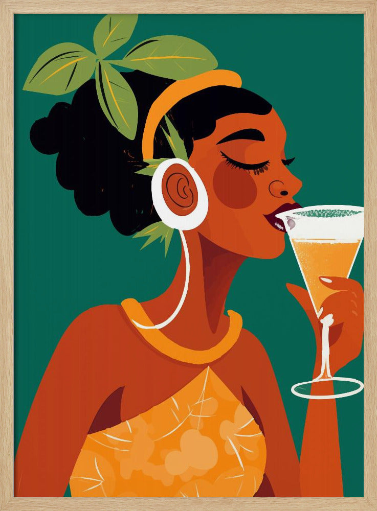 Trinken in den Tropen | Poster