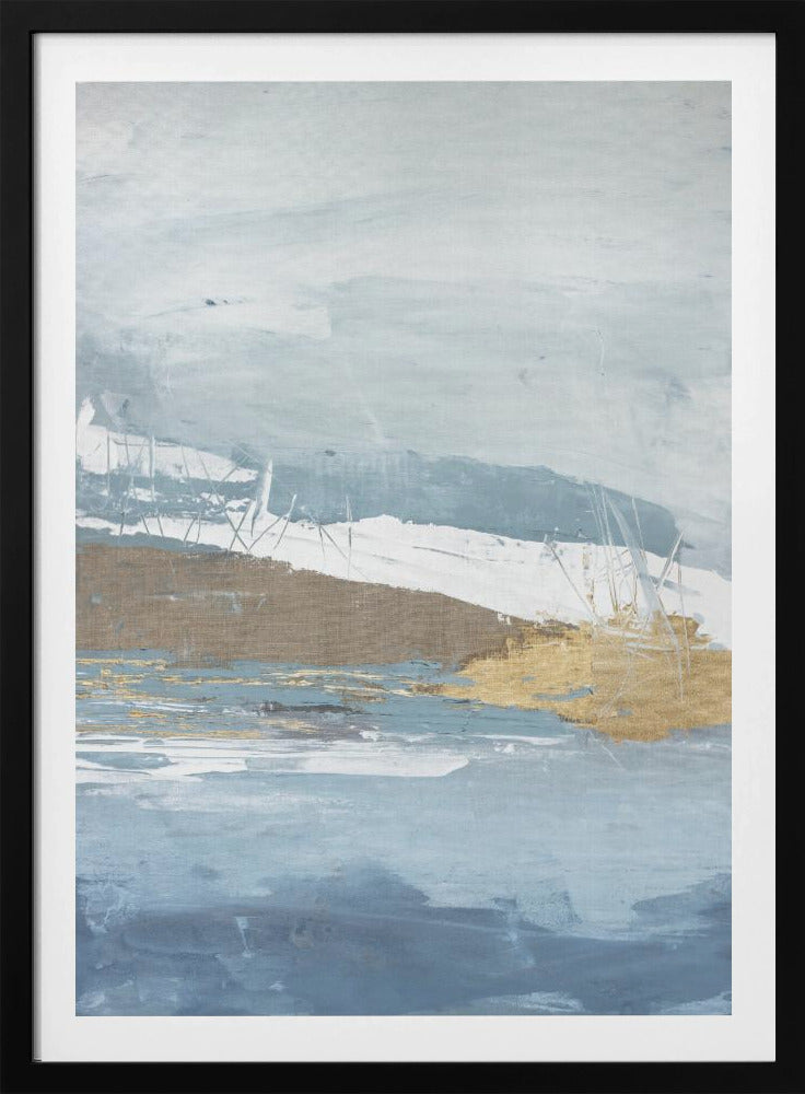 Goldener Nebelhorizont | Poster