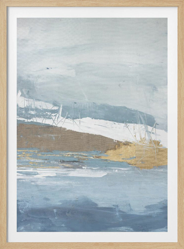 Goldener Nebelhorizont | Poster