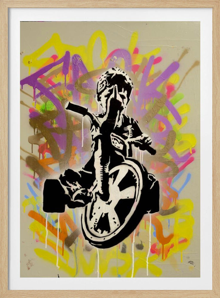 Child On A Tricycle | Poster