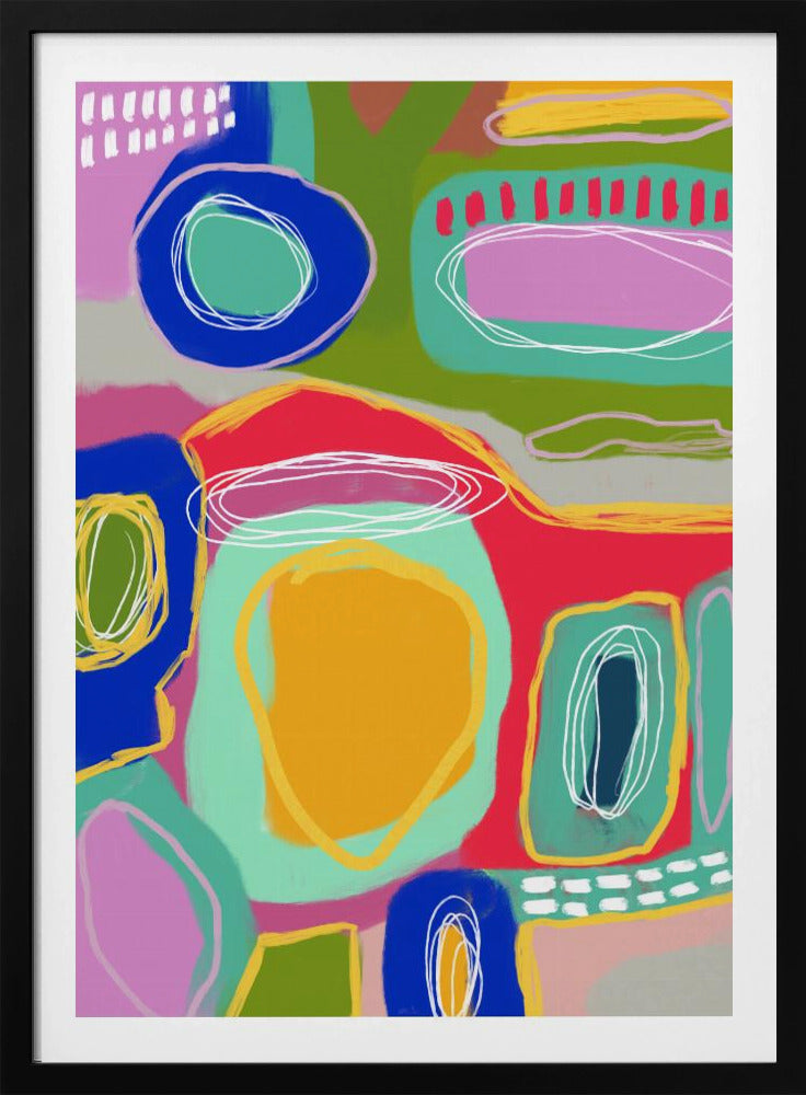Helles Abstraktes Poster