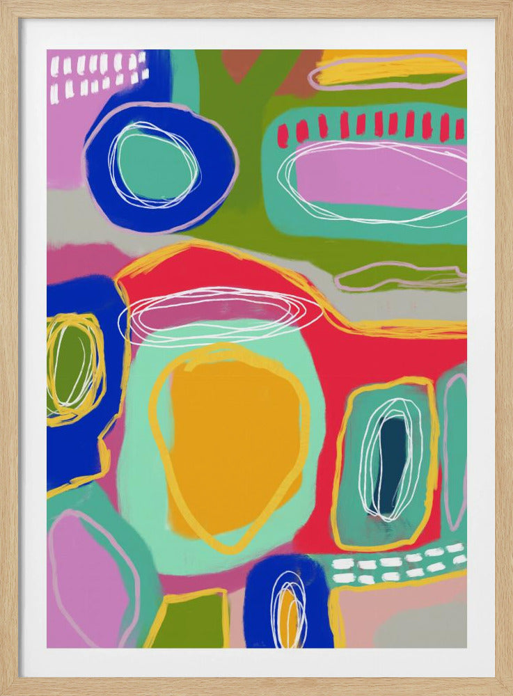 Helles Abstraktes Poster