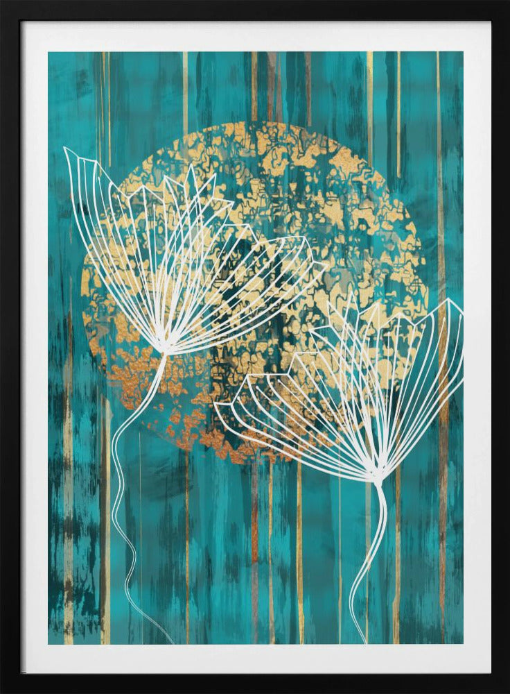 Abstrakter botanischer Kunstdruck | Poster