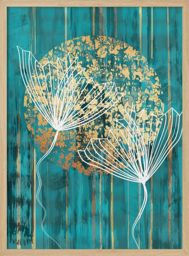 Abstrakter botanischer Kunstdruck | Poster