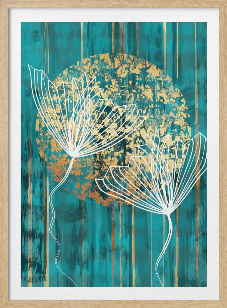Abstrakter botanischer Kunstdruck | Poster