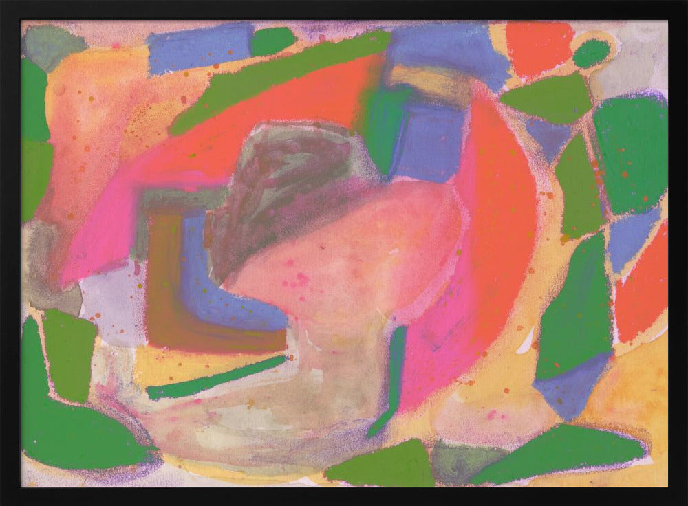 Watercolour & pastel Abstract | Poster
