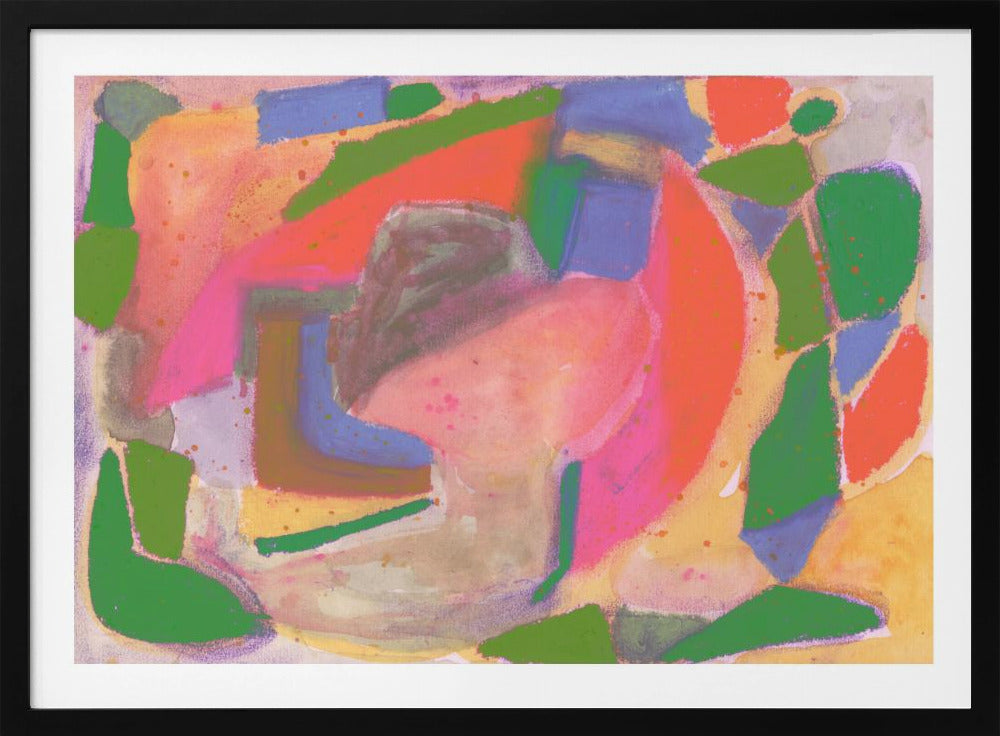Watercolour & pastel Abstract | Poster