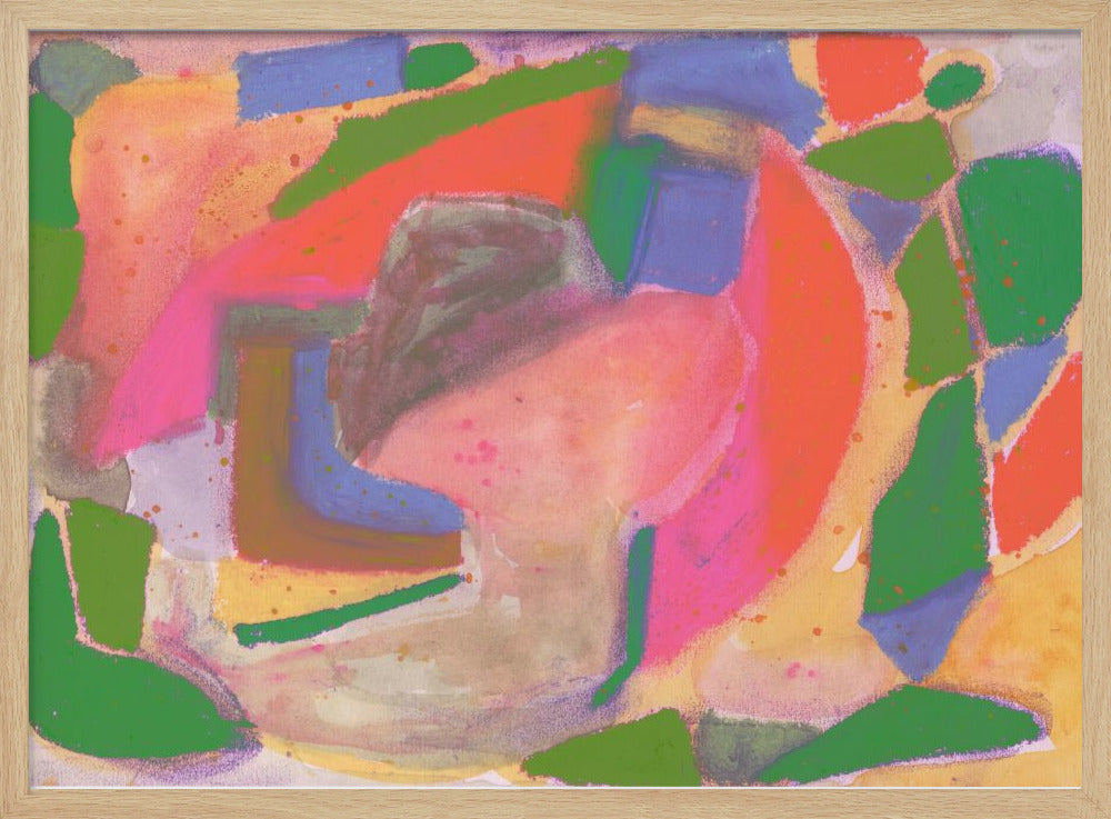 Watercolour & pastel Abstract | Poster
