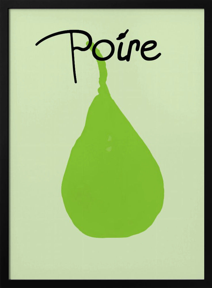 Grüne Birnenfreude | Poster