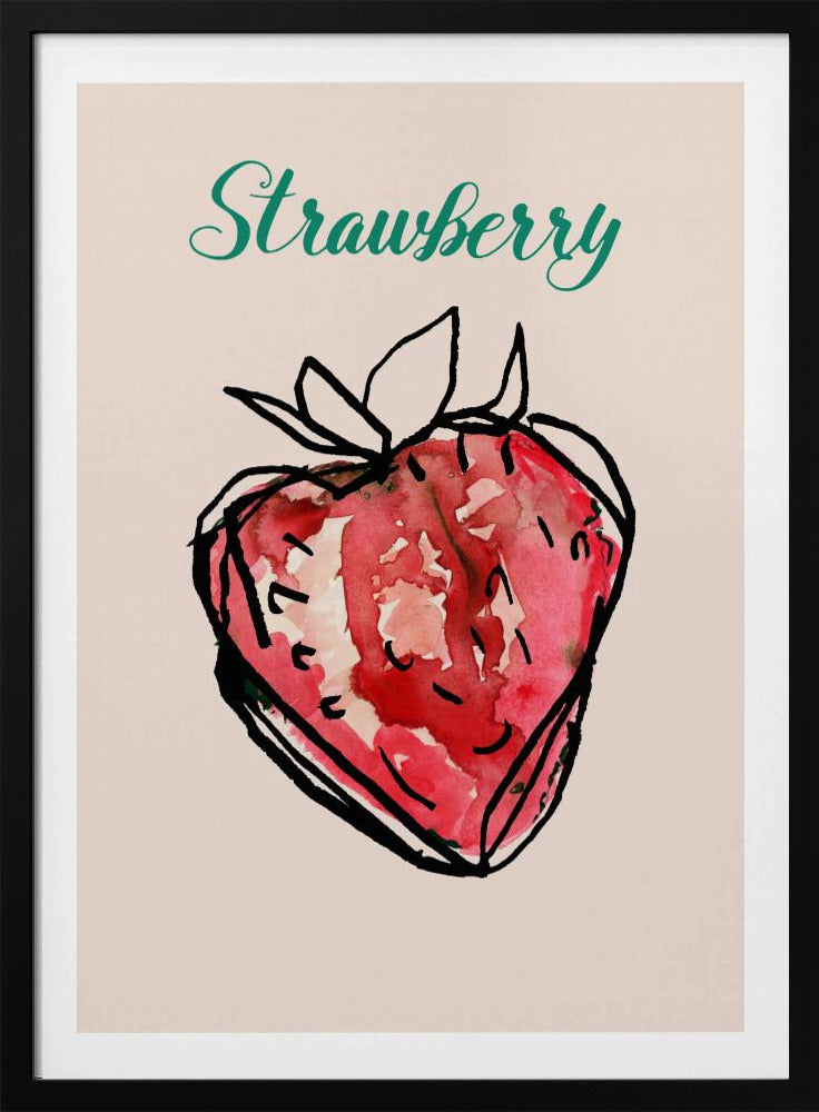 Erdbeer-Charme | Poster