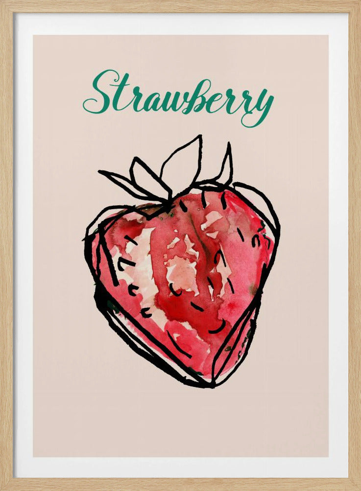 Erdbeer-Charme | Poster