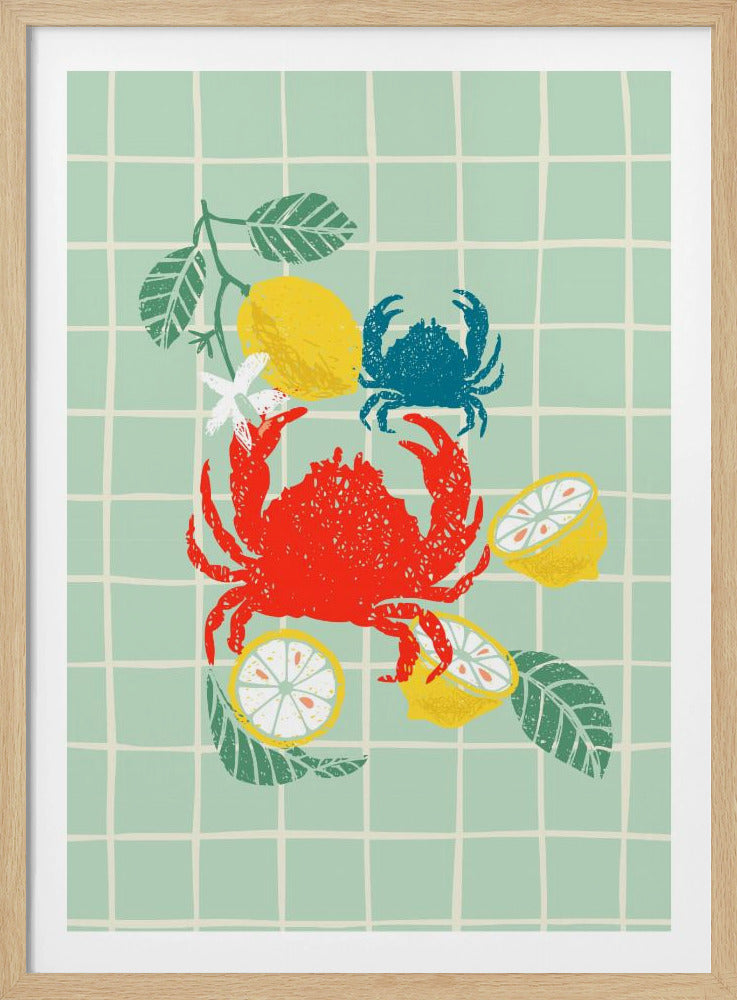 Krabben- und Zitrustanz | Poster