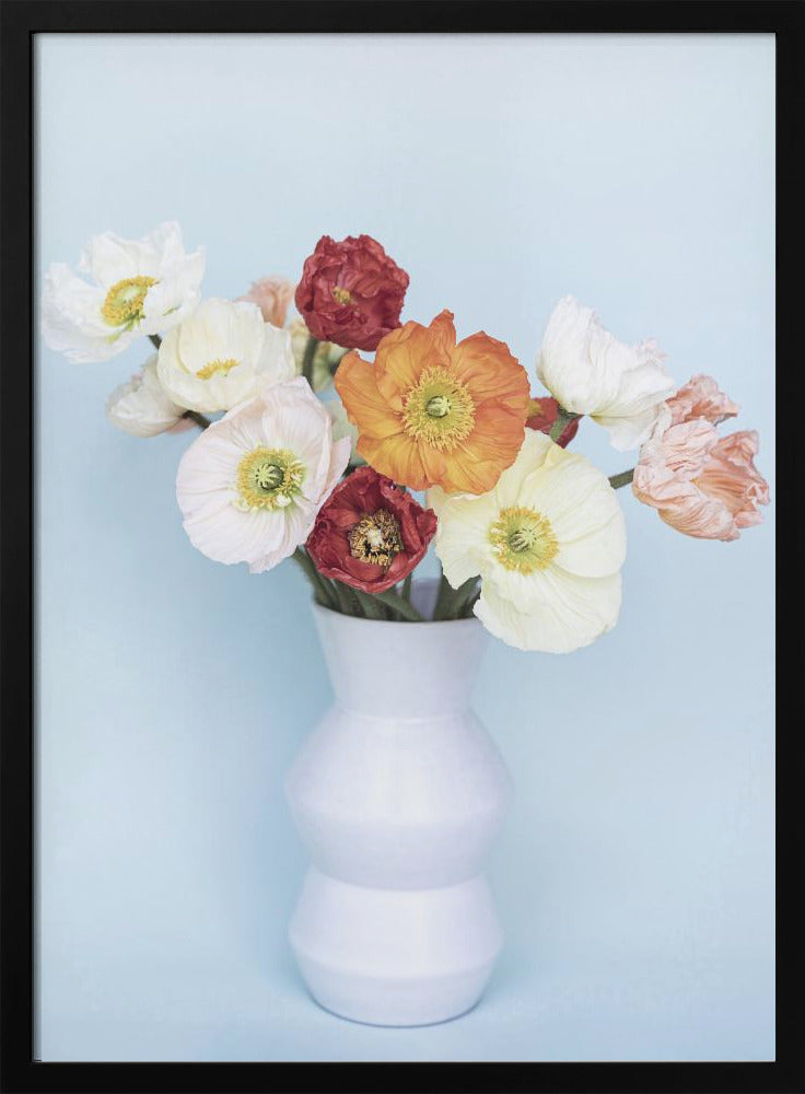 Mohnblumen in einer Vase | Poster