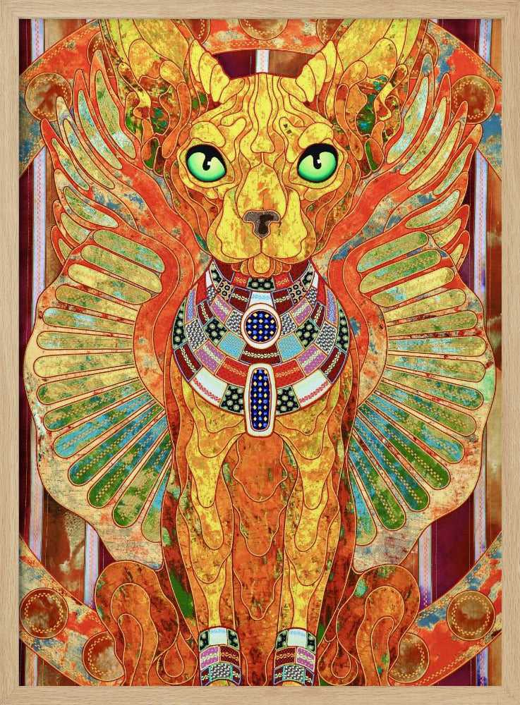 Stilisierte Sphinxkatze | Poster