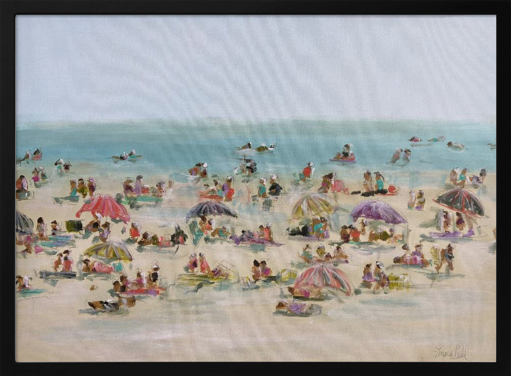 Impressionistische Strandszene | Poster