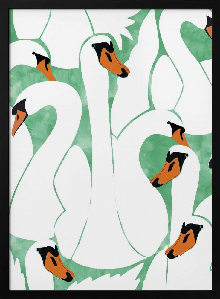 Anmutige Schwäne | Poster