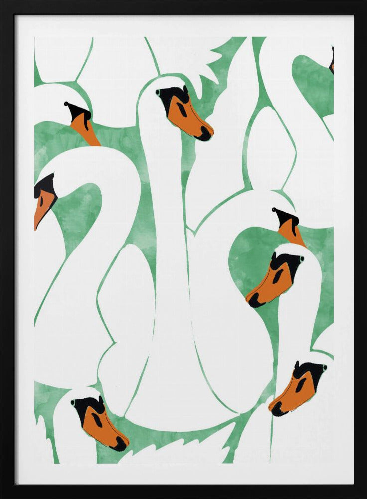 Anmutige Schwäne | Poster