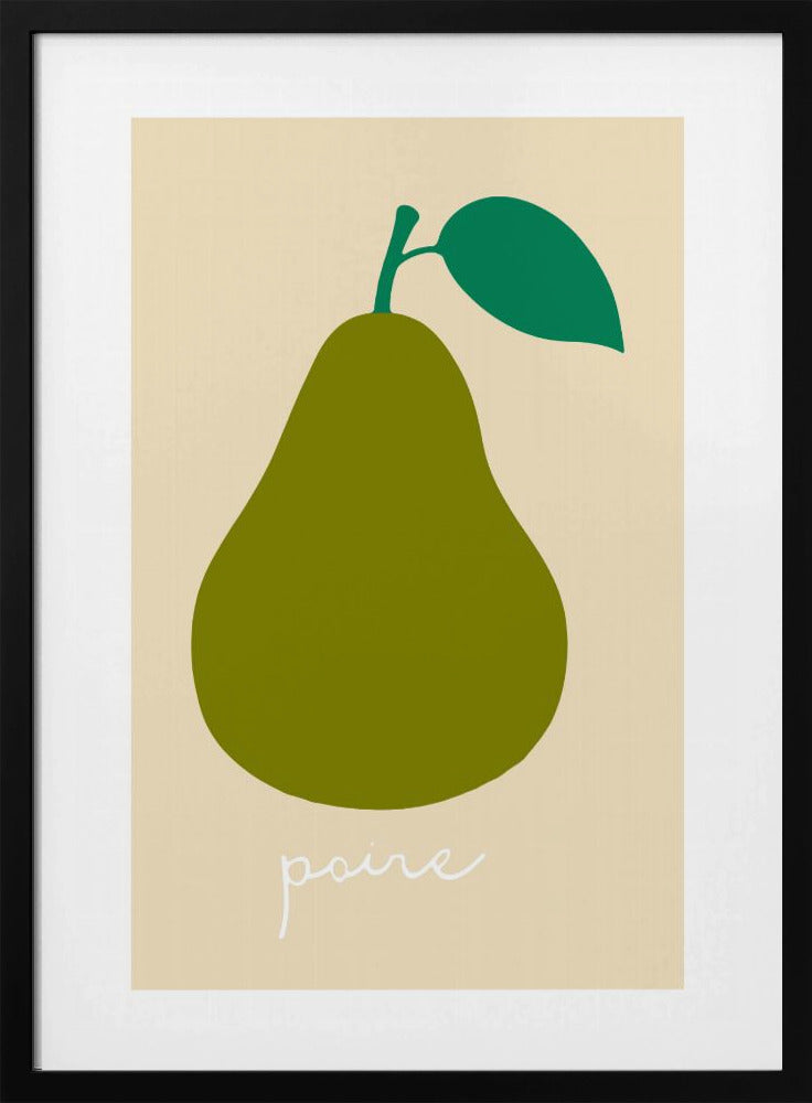 La Poire (Dunkelgrün) | Poster