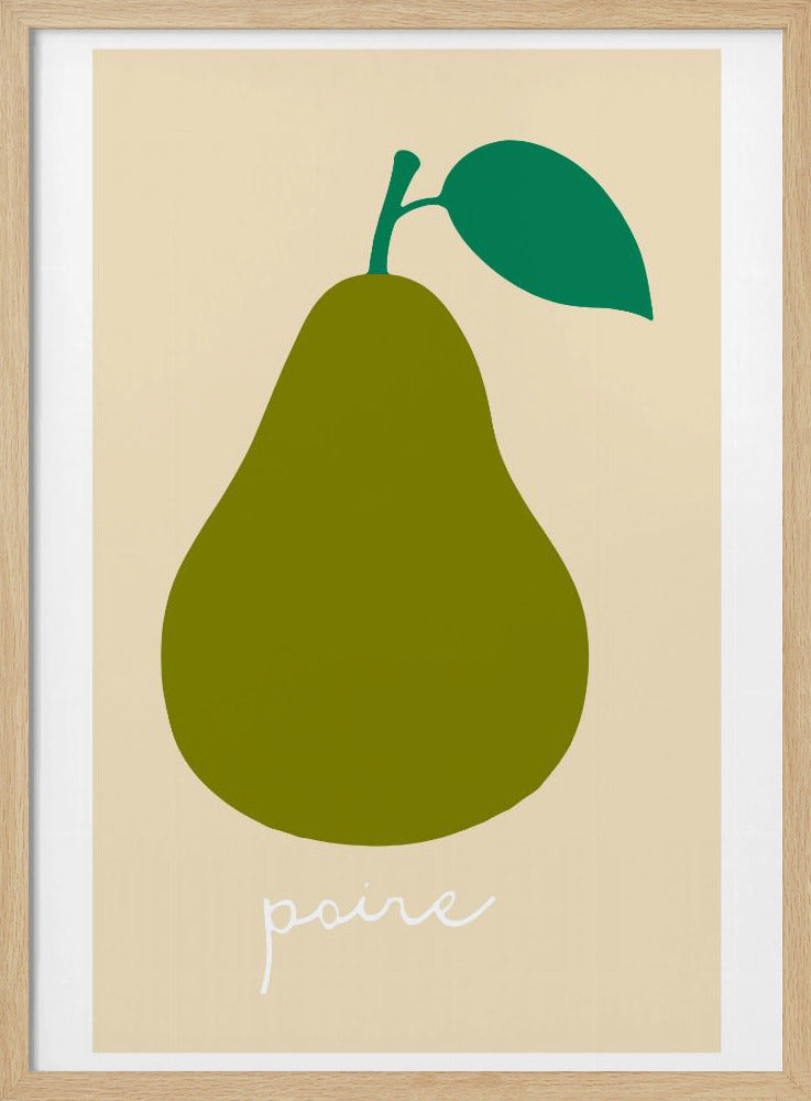 La Poire (Dunkelgrün) | Poster