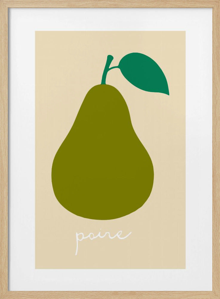 La Poire (Dunkelgrün) | Poster
