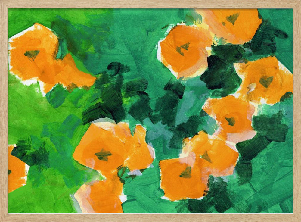 Goldene Blüte | Poster