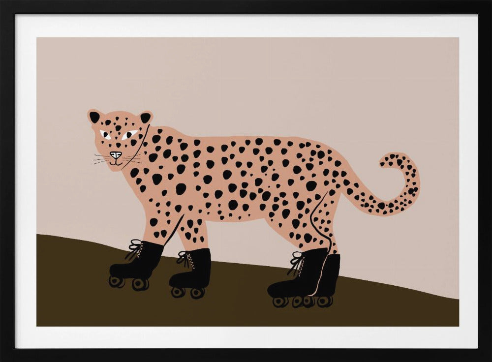 Leoparden-Skaten | Poster