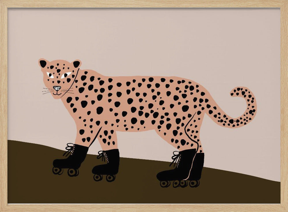 Leoparden-Skaten | Poster