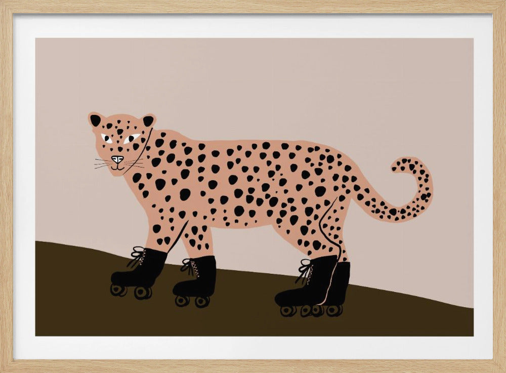 Leoparden-Skaten | Poster