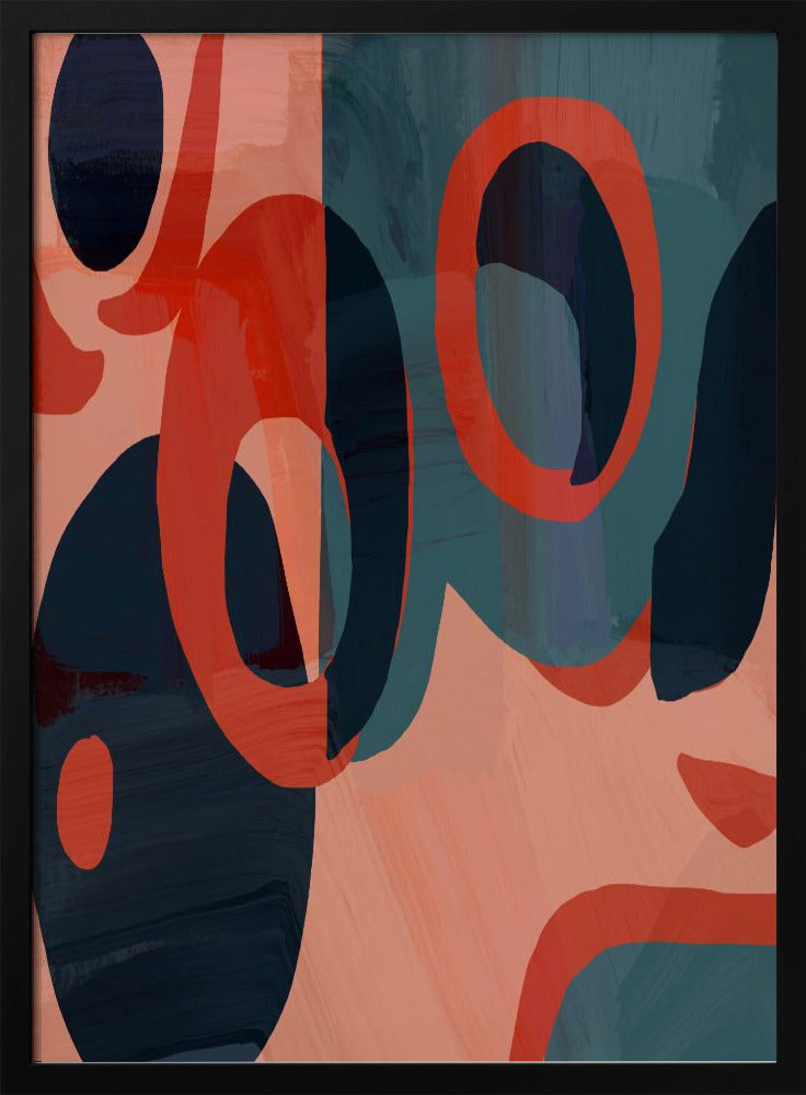 Geometrische Formen und leuchtende Farben | Poster