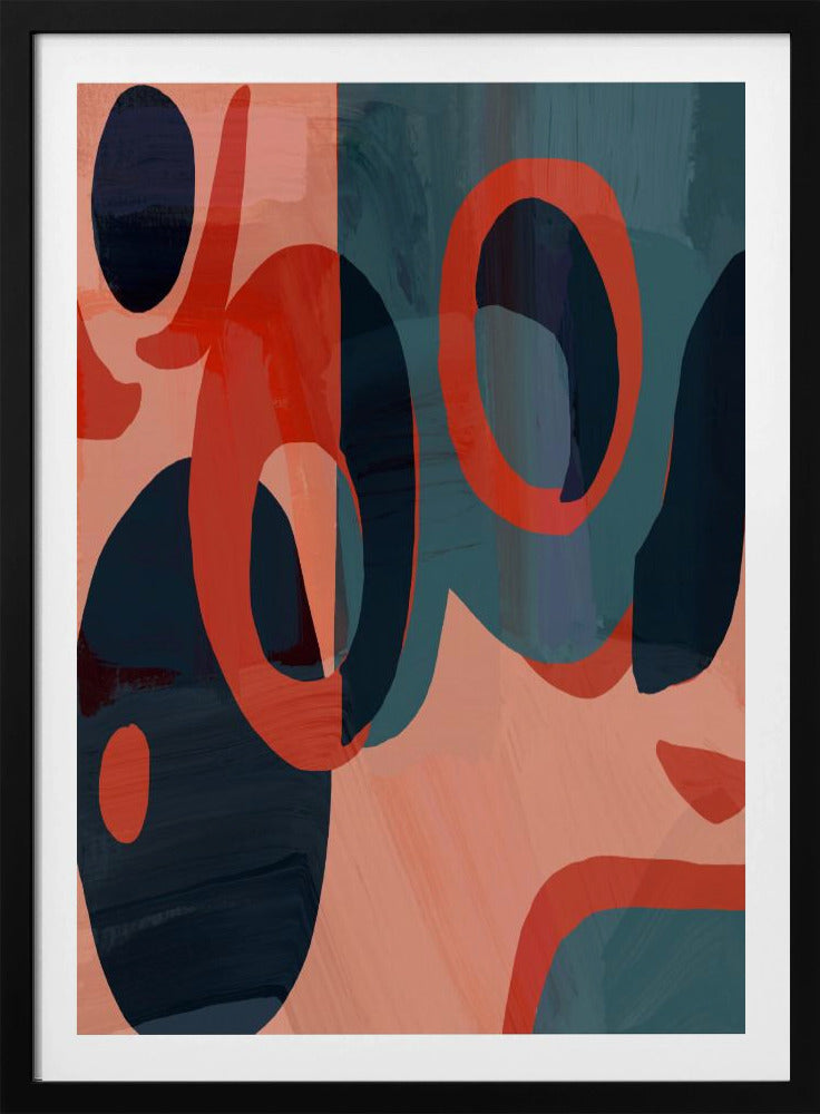 Geometrische Formen und leuchtende Farben | Poster