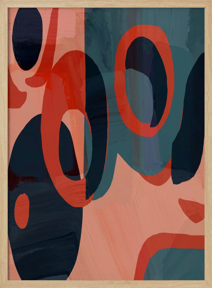 Geometrische Formen und leuchtende Farben | Poster