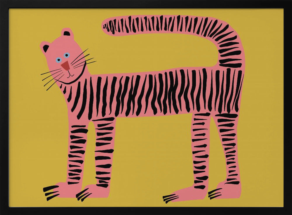 Tigerkatze gelb | Poster