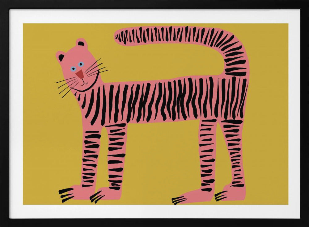 Tigerkatze gelb | Poster