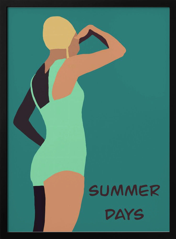 Vintage Schwimmer Poster | Poster