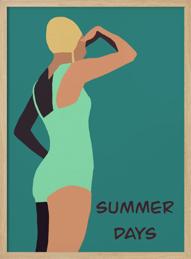 Vintage Schwimmer Poster | Poster