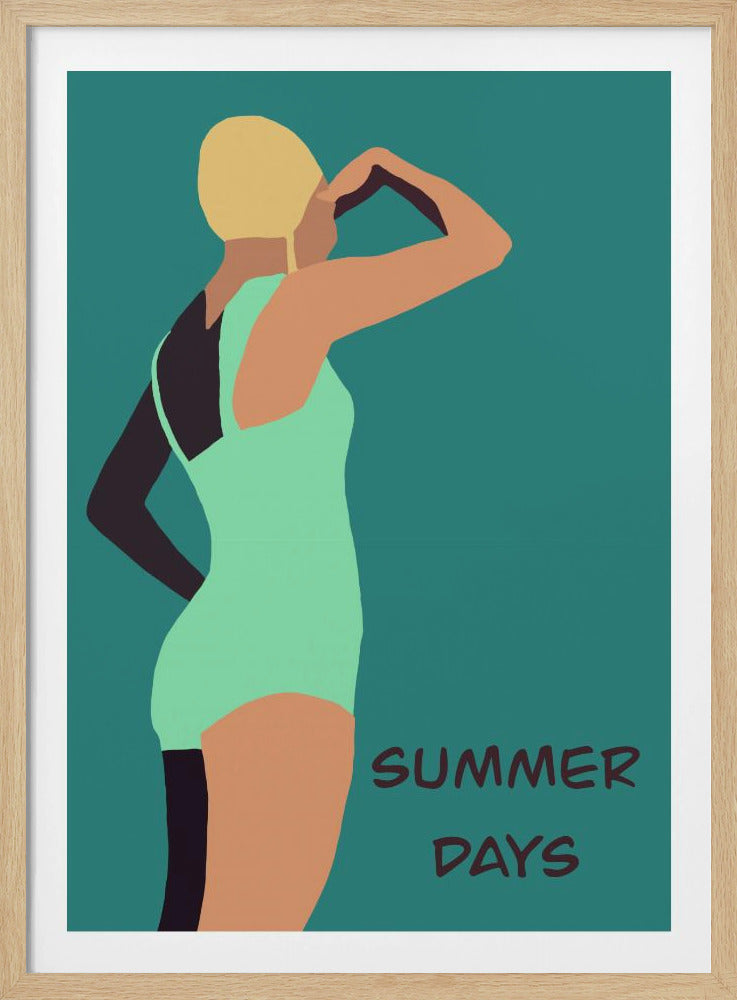 Vintage Schwimmer Poster | Poster