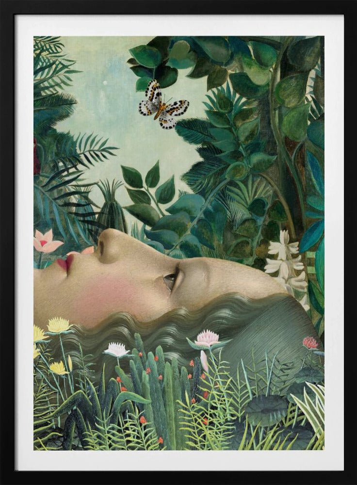 Giovanna im tropischen Garten | Poster