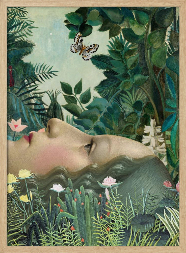 Giovanna im tropischen Garten | Poster