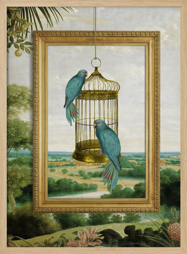 Der goldene Ausblick | Poster