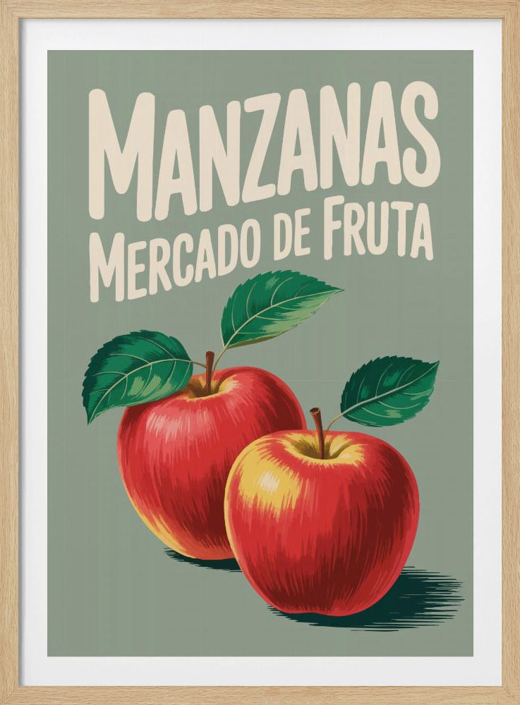 Leuchtend rote Äpfel | Poster