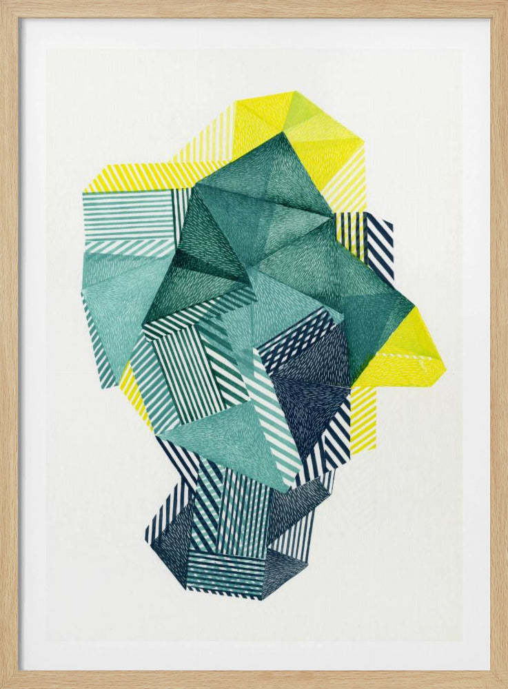 Polygonale Form V. | Poster