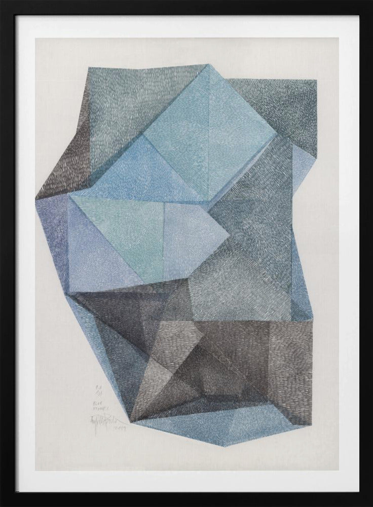Blauer Stein I. | Poster
