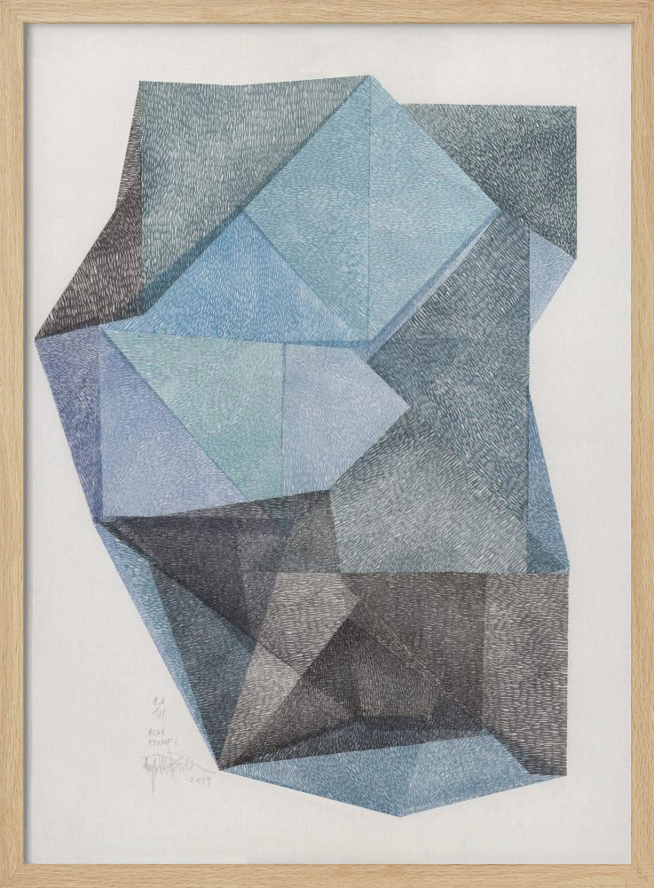Blauer Stein I. | Poster